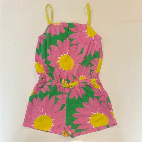 Mini Boden Retro Pop Floral Camisole Short Romper 5/6 - Picture 1 of 3